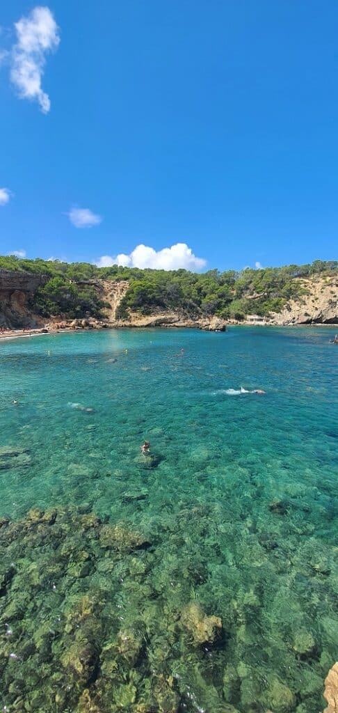 Cove called Cala Xarraca in Ibiza, Spain