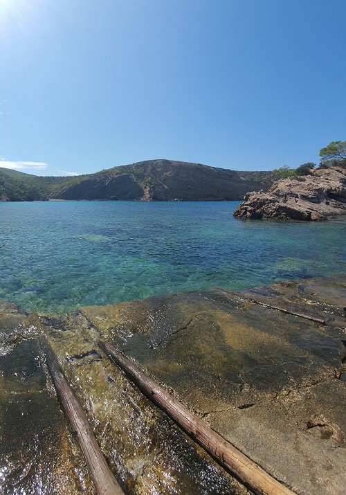 Cala Es Canaret en Ibiza, España