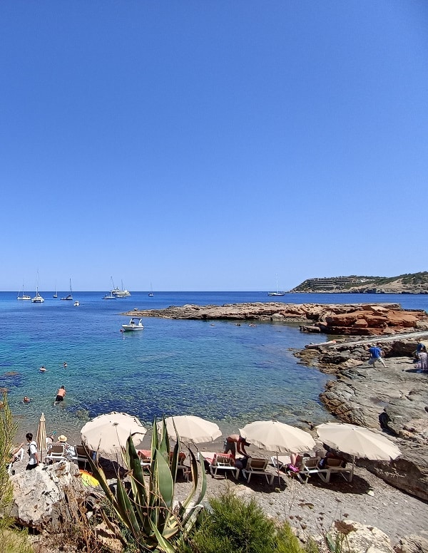 S'Illot des Renclí beach in Ibiza, Spain